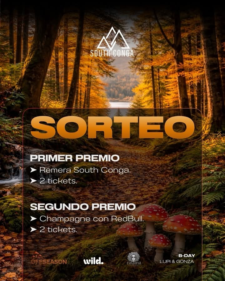 Imagen de 🍄 SORTEO OFF SEASON 🍄

Se viene una noche distinta, y 