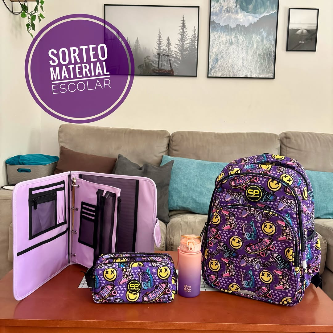 Imagen de 🎨SORTEO MATERIAL ESCOLAR 🎒

¡La vuelta al cole viene 