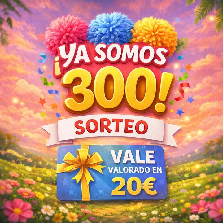 Imagen de 🎉 SORTEO · 300 SEGUIDORES 🎉

GRACIAS de corazón 🤍