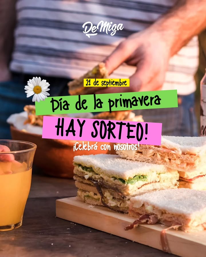 Imagen de 🌼 ¡La primavera se festeja con DeMiga! 🌼
Se viene el 
