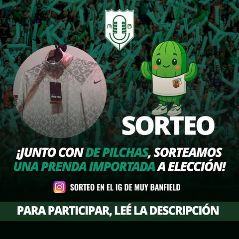 Imagen de 🟢👕 SORTEO SEMANAL | MUY BANFIELD.

Junto a los amigos 