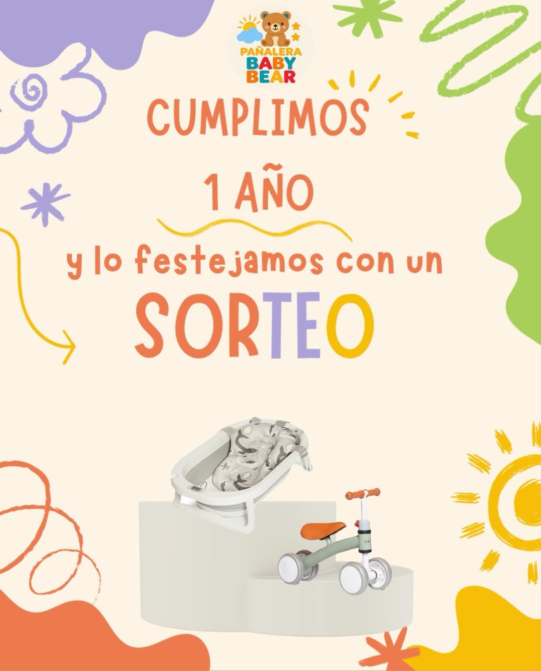 Imagen de 🎉🧸 ¡CUMPLIMOS NUESTRO PRIMER AÑO EN PAÑALERA BABY B