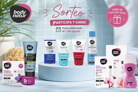 Imagen de 🎉 ¡SORTEO BODY NATUR! 🎉

¡Este verano puede ser aún