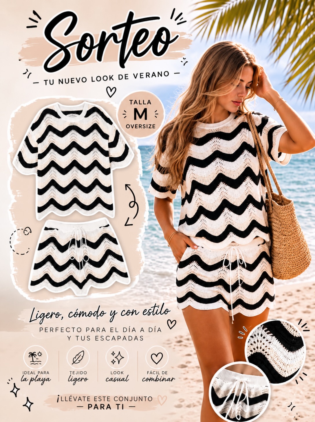 Imagen de 🌼SORTEO🌼 Gana este conjunto playero y/o casual en la t