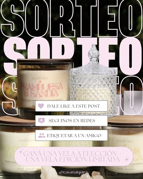 Imagen de 💫SORTEO NAIQUIRA 💫

Queremos que vivas la experiencia 