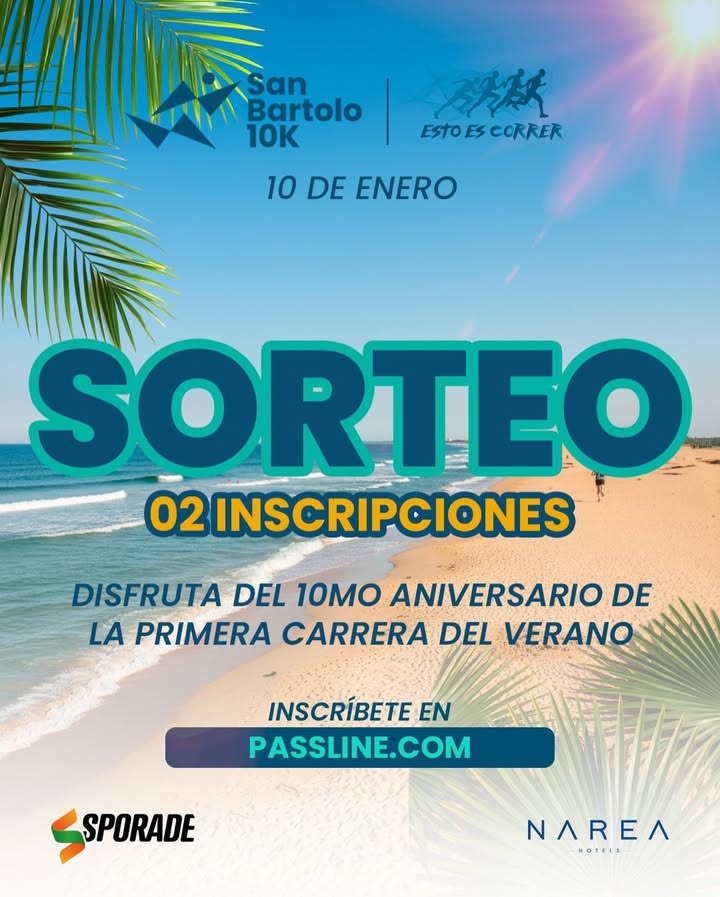 Imagen de ¿List@ para la carrera del verano en San Bartolo?
No lo pie