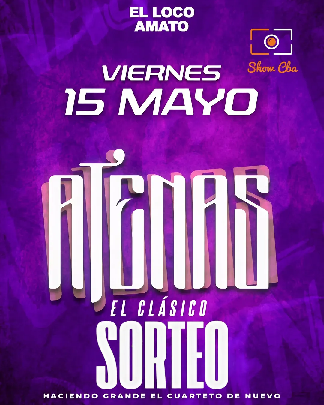 Imagen de 🤩 #SORTEO EL LOCO AMATO ❤️‍🔥
🎟 DOS PASES DOBL