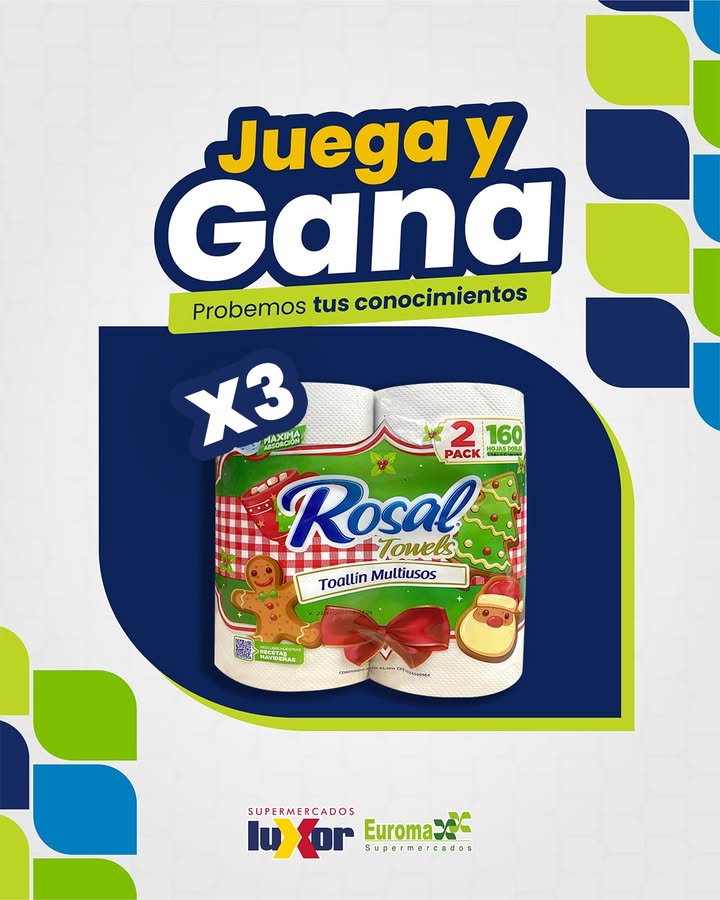 Imagen de ¡Juega y Gana con supermercados Luxor y Euromaxx!✅ #556

