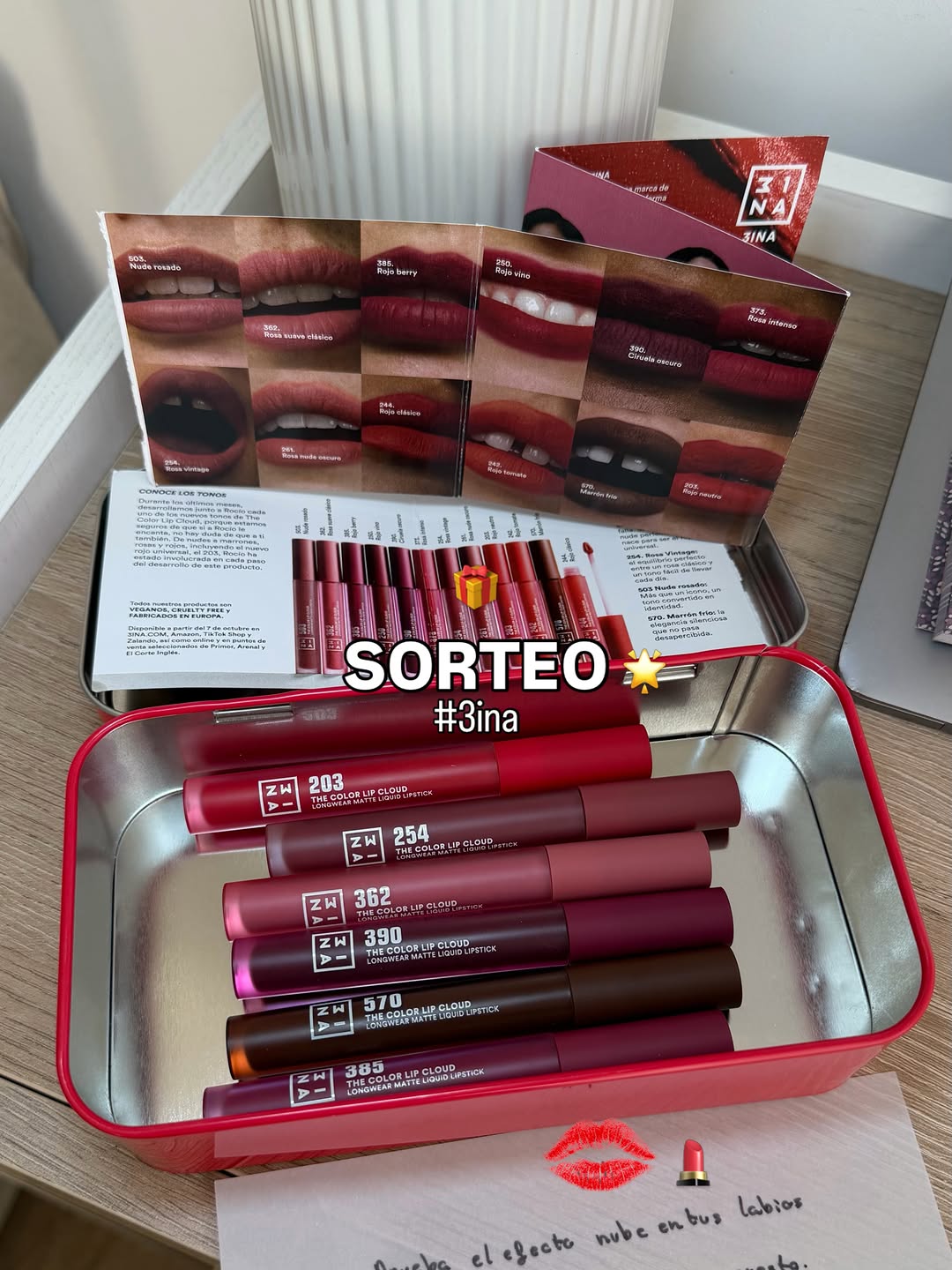 Imagen de 💝 SORTEO The color lip cloud 💝 ☁️💄 
Me llegaron