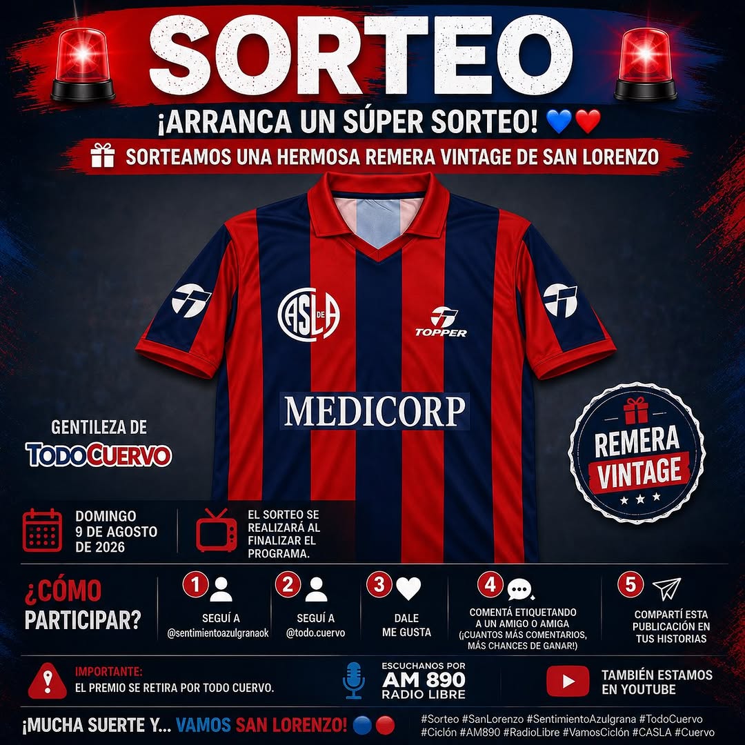 Imagen de 🚨 ¡ARRANCA UN SÚPER SORTEO! 💙❤️

🎁 ¡Se viene
