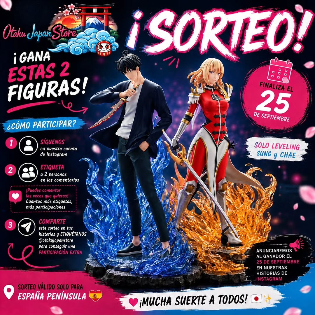 Imagen de 🎉 ¡SORTEO OTAKU JAPAN STORE! 🎉

¿Eres fan de *Solo L