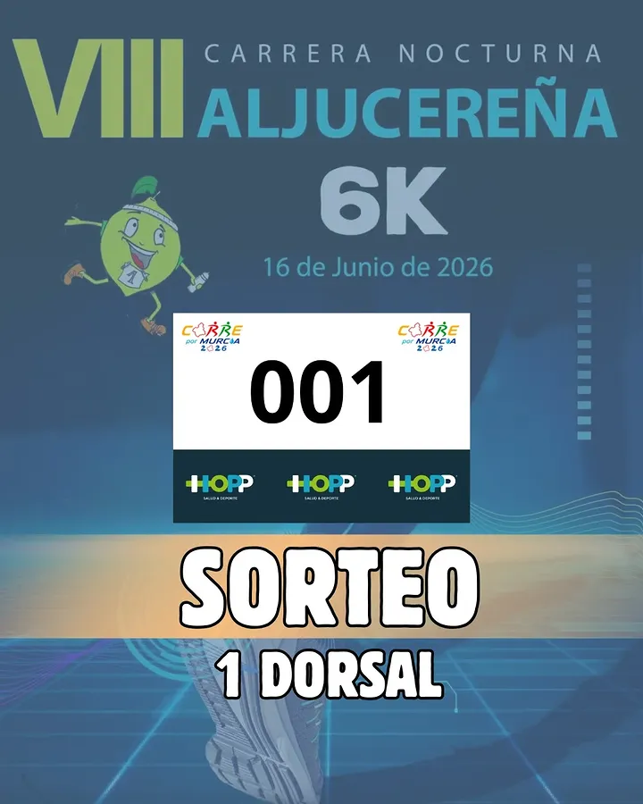 Imagen de 🎁 SORTEO DORSAL 🎁

¿Te apetece correr la VIII Carrera