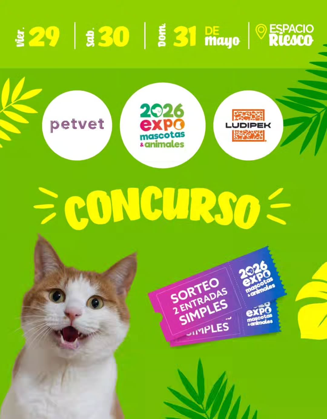 Imagen de 🐾✨ ¡GANA TU ENTRADA A EXPOMASCOTAS! ✨🐾

En conjun