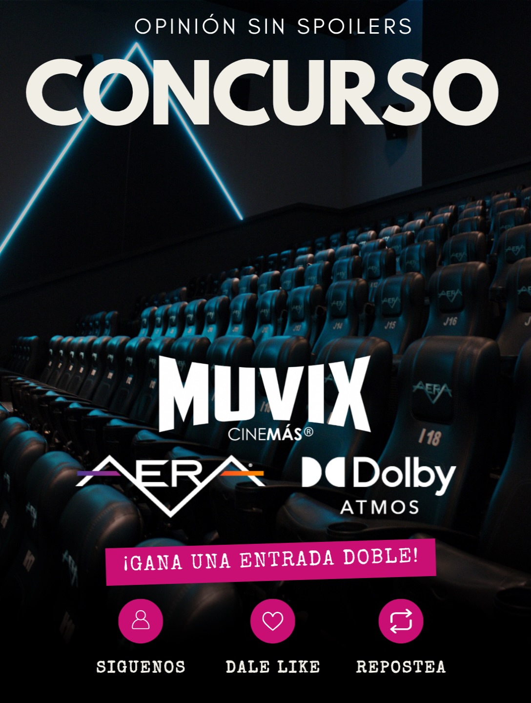Imagen de 🍿TENEMOS CONCURSO 🍿

Junto a nuestros amigos de @muvix