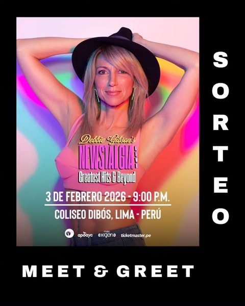 Imagen de #SORTEO | ¡Gana un Meet & Greet con Debbie Gibson! 🎙️�