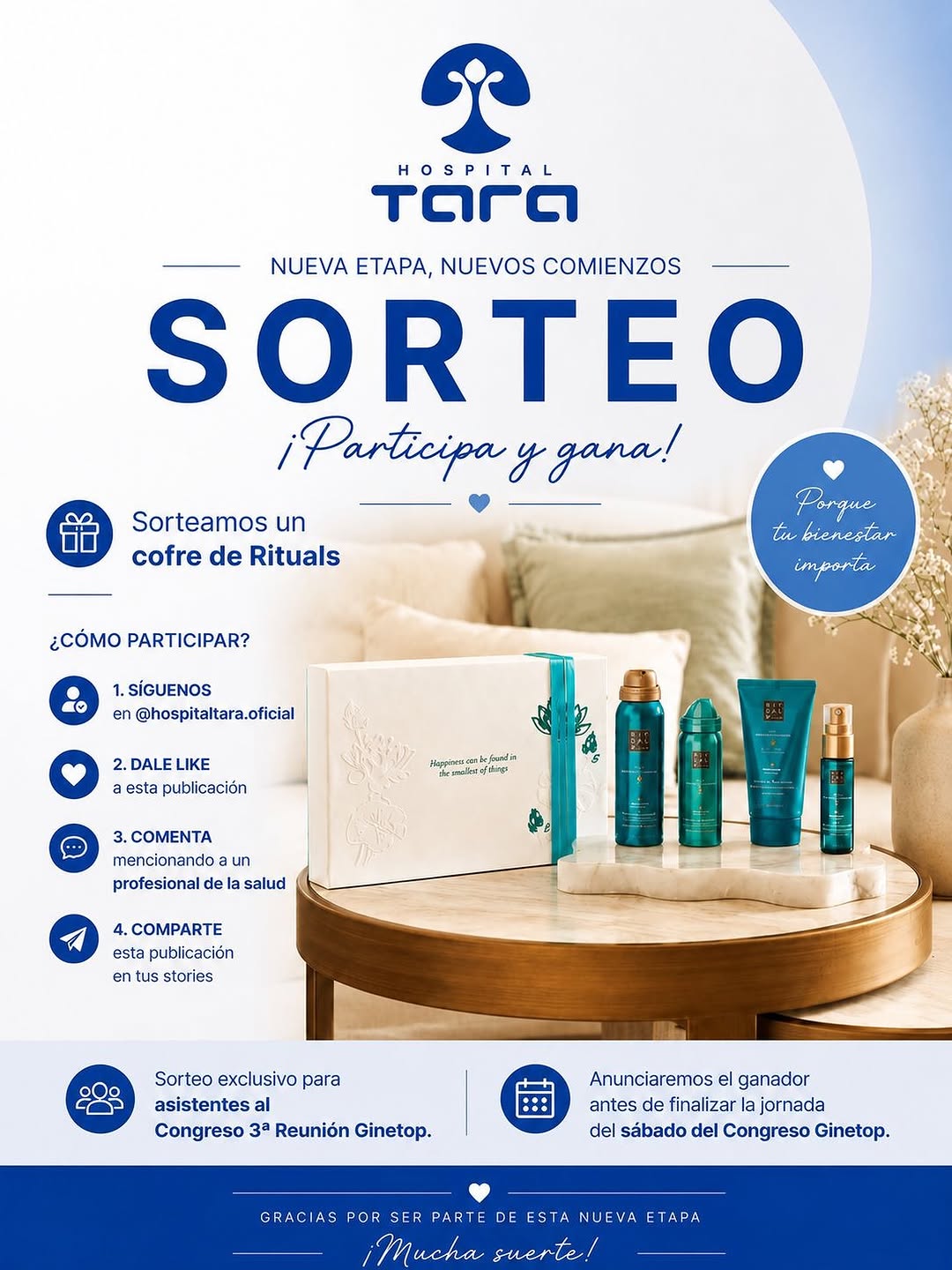 Imagen de 🎁 Sorteo especial Congreso GINETOP 🎁

Estamos celebran