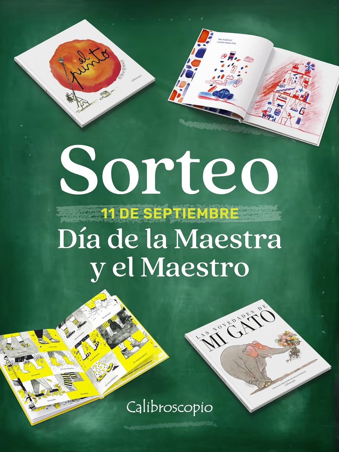 Imagen de ¡SORTEO DÍA DE LA MAESTRA Y EL MAESTRO! ✨🎓

Porque qu