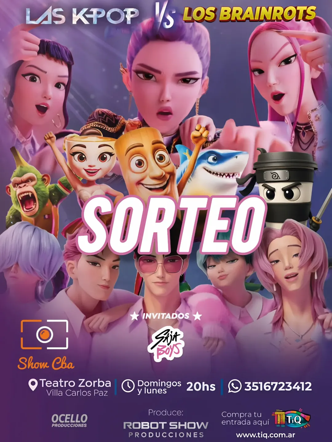 Imagen de 🤩 #SORTEO LAS K-POP VS LOS BRAINROTS⚔️
👉🏻 Parti