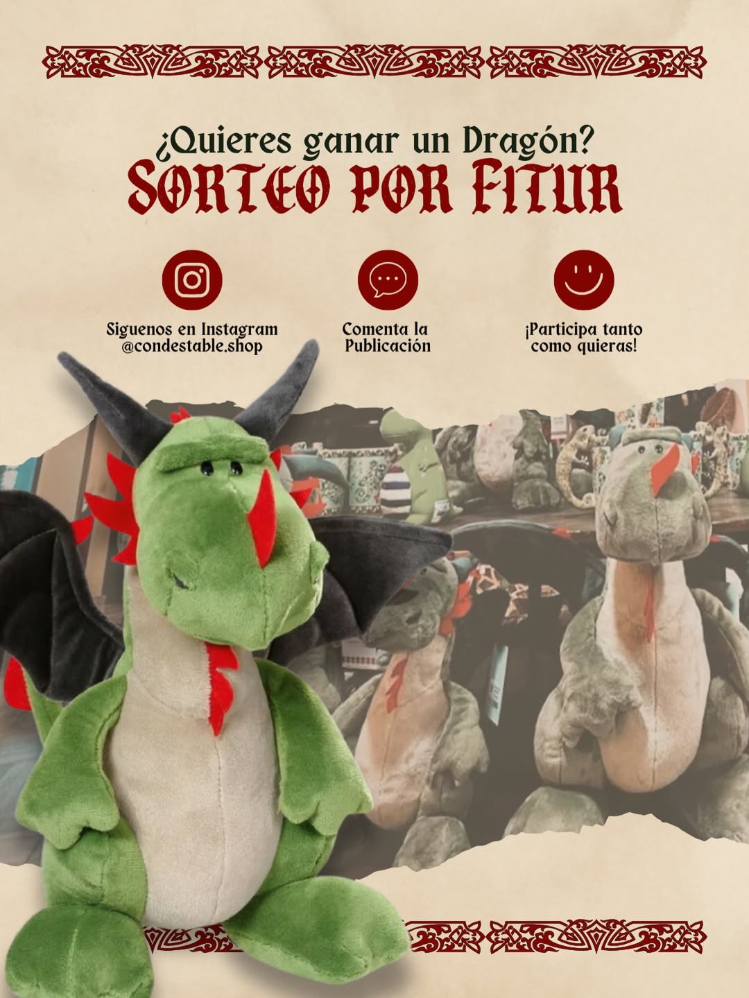 Imagen de 🦎❤️ SORTEO FITUR – El Dragón de Jaén

En Recuerdo