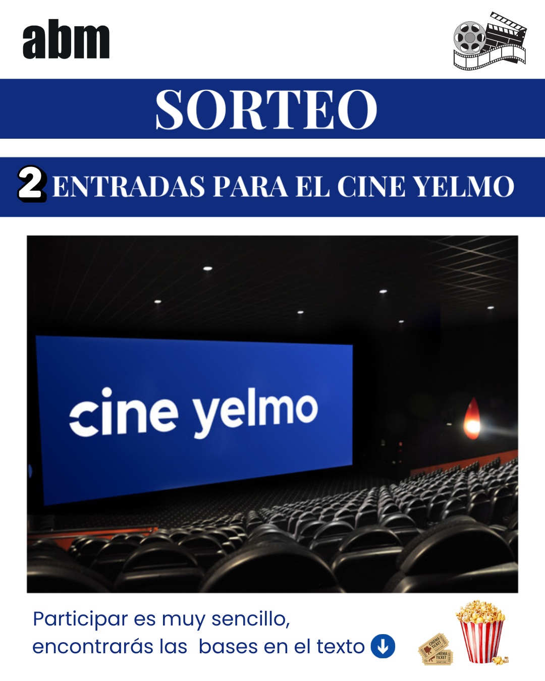 Imagen de 🎥 ¡SORTEO CINÉFILO!

¿Te apetece una noche de cine por