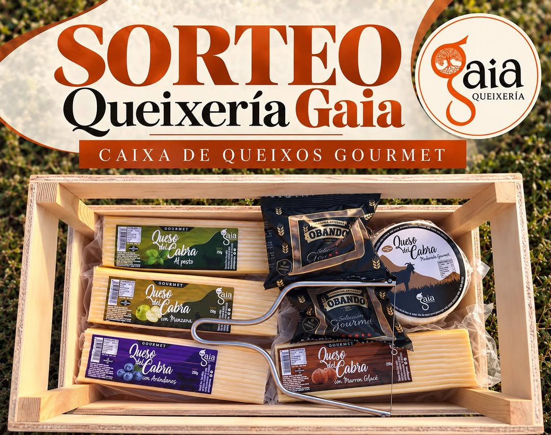 Imagen de 🧀✨ ¡SORTEO GOURMET DE QUEIXERÍA GAIA! ✨🧀

¿Te i