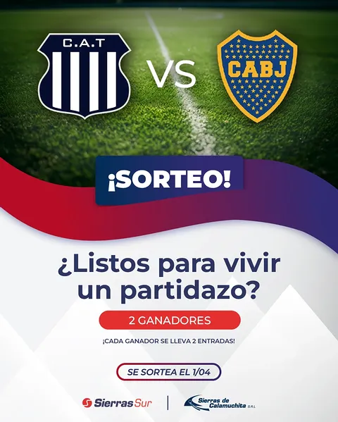 Imagen de ¡SORTEO IMPERDIBLE! ⚽💥

¿Listos para vivir un partid