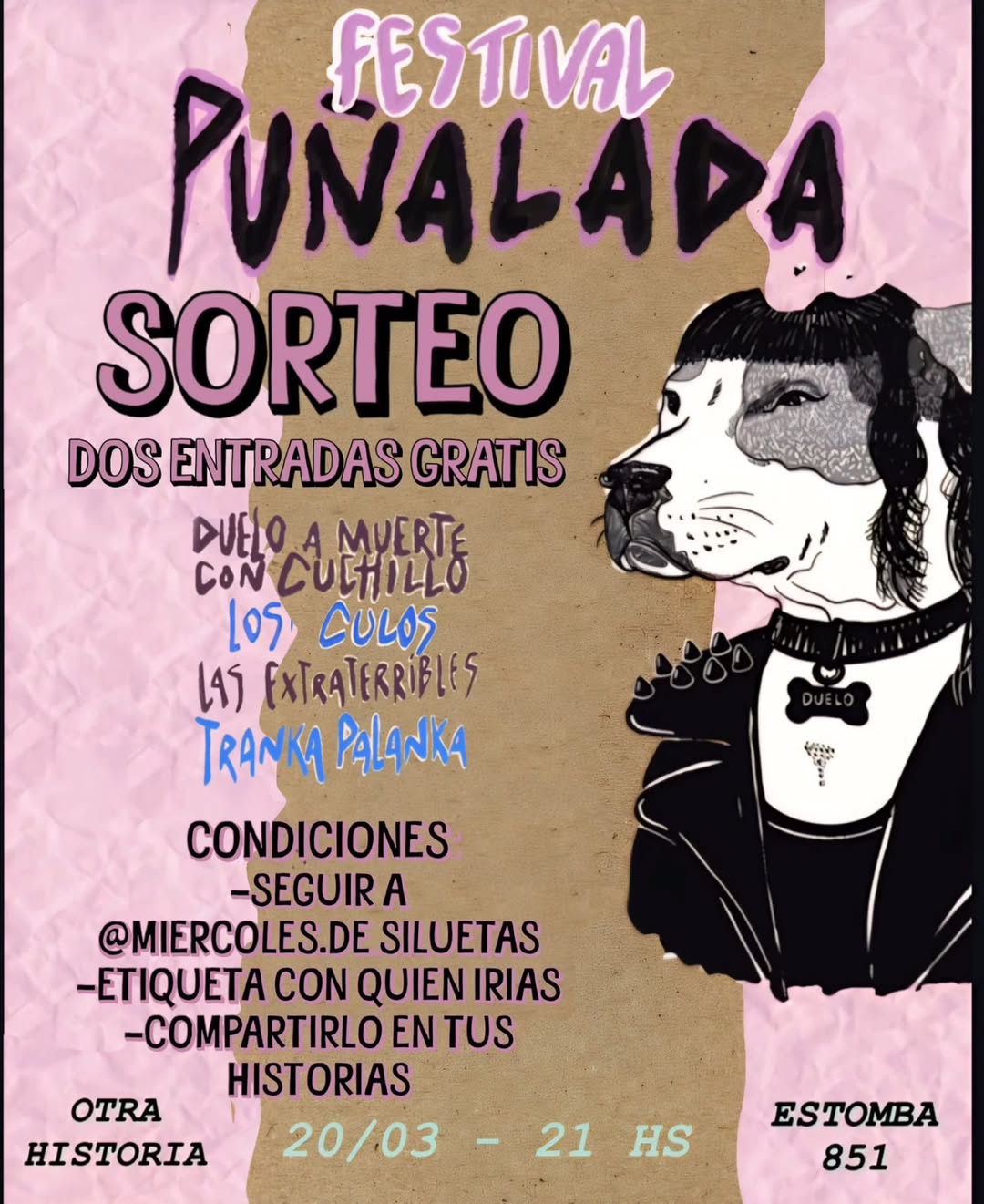 Imagen de 🗣SORTEO!🚨SORTEO!🚨
¡GANA 2 ENTRADAS PARA EL PUÑALA