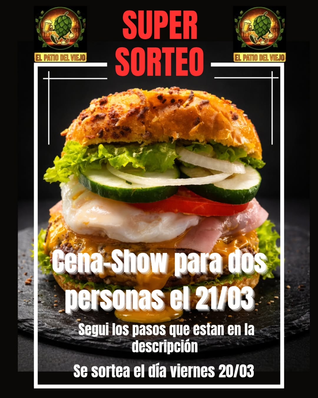Imagen de 🔥🔥🔥🔥SUPER SORTEO!!!! 🔥🔥🔥🔥
🍟🍔CE