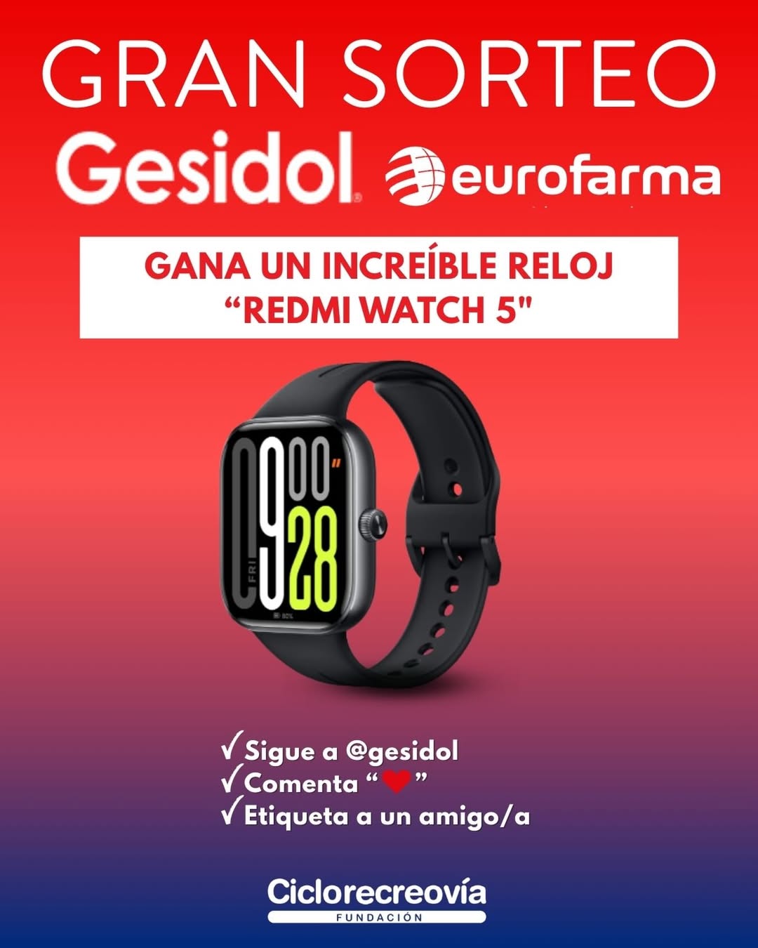Imagen de 🎉⌚ ¡GRAN SORTEO ACTIVO!

¿Te imaginas entrenar, mover