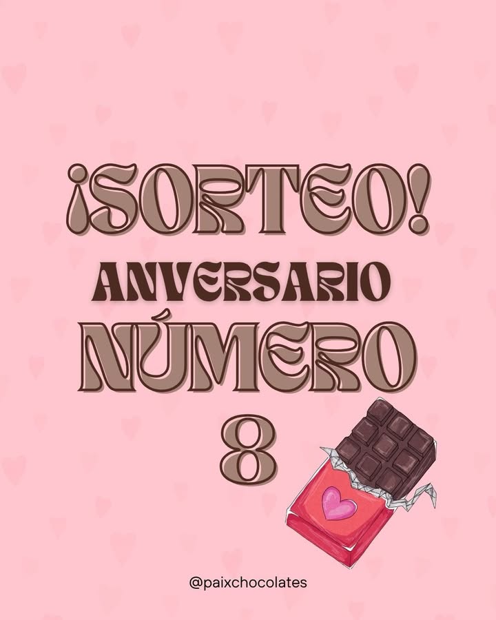 Imagen de 🎉🍫 ¡CUMPLIMOS 8 AÑOS! 🍫🎉

Hoy estamos de feste