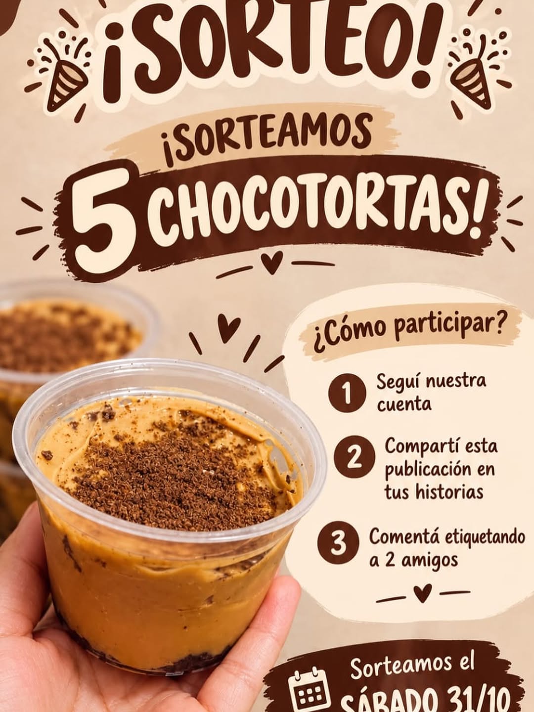 Imagen de 🎉🤎 ¡SORTEO DE RICATENTACIÓN! 🤎🎉

🍫✨ ¡SOR