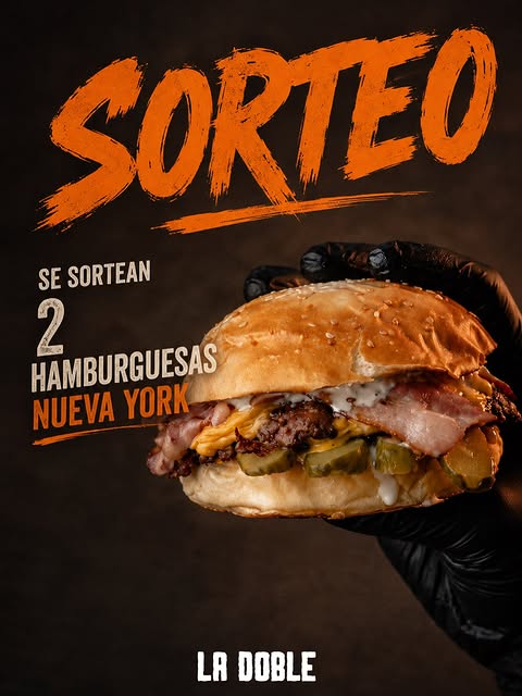 Imagen de 🎉 ¡SORTEO! 🍔

¿Querés ganar una comida increíble? 