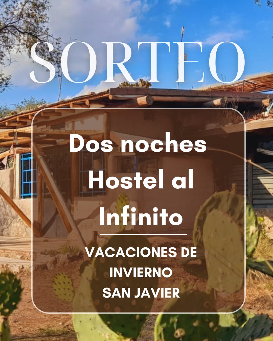 Imagen de 🎁 SORTEAMOS DOS NOCHES EN EL HOSTEL AL INFINITO 🎁

Par