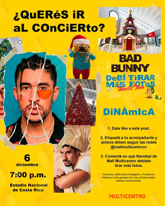 Imagen de ¡Ganá una entrada doble para el concierto de Bad Bunny est