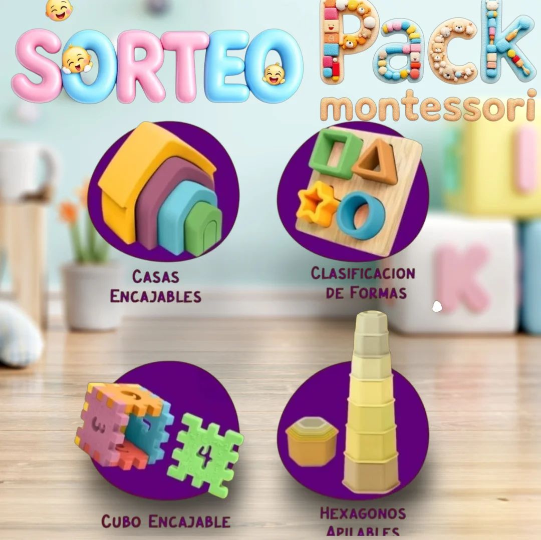 Imagen de ✨ ¡SORTEO PACK MONTESSORI! ✨

 Gracias a @mindee.kids p