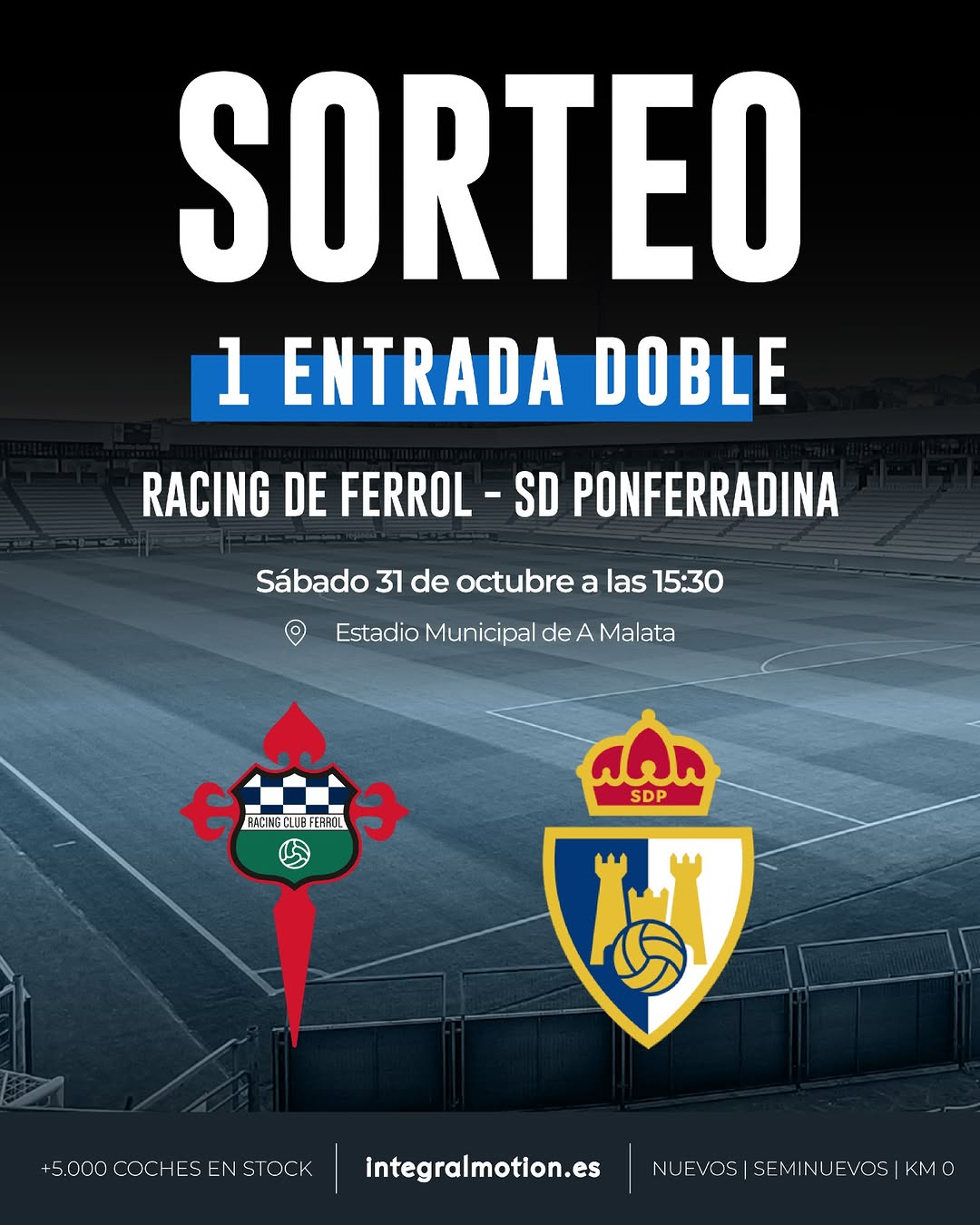 Imagen de Sorteamos 1 𝗲𝗻𝘁𝗿𝗮𝗱𝗮 𝗱𝗼𝗯𝗹�