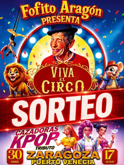 Imagen de Fofito regresa a Zaragoza con Viva el Circo del 30 de abril 