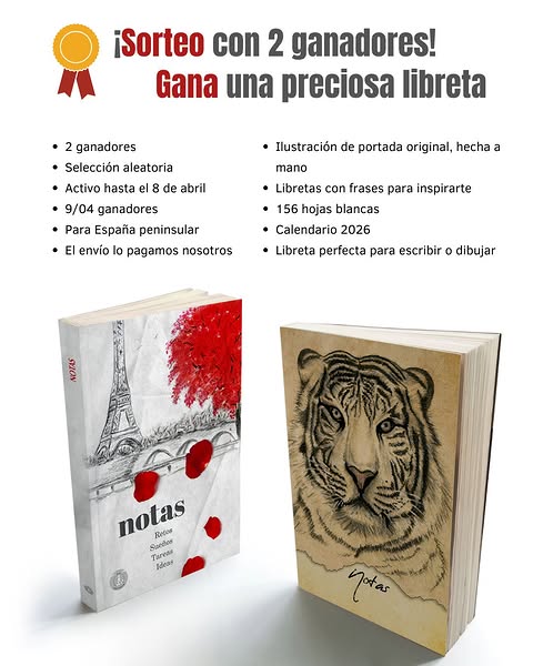 Imagen de 🏆 ¡#SORTEO con 2 ganadores!📚

Participar es muy fáci