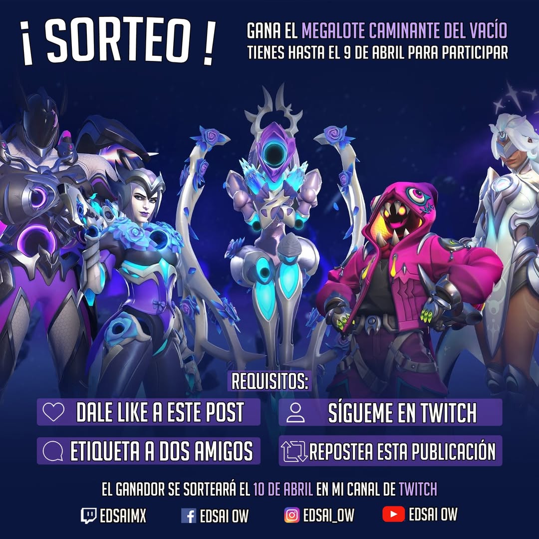 Imagen de Se pusieron guapos los de @playoverwatchlatam porque ésta v