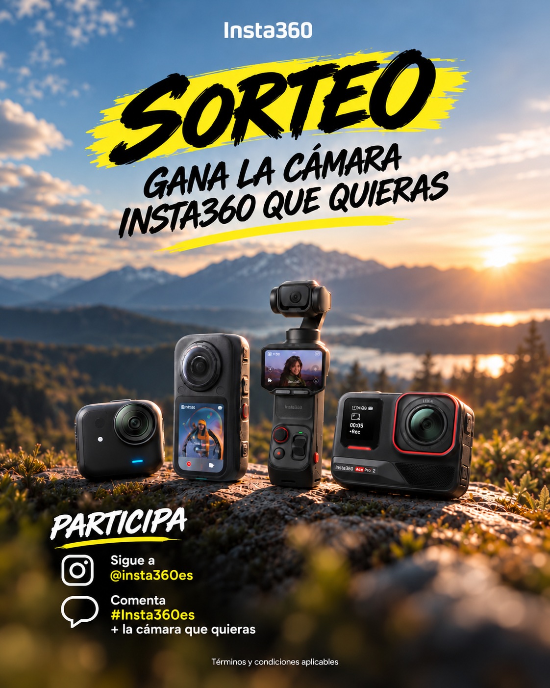 Imagen de 🎉 ¡SORTEAMOS UNA CÁMARA INSTA360! 🎉

Participar es m