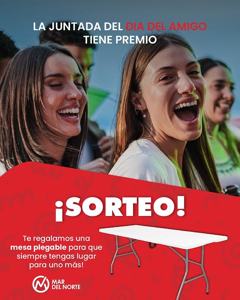 Imagen de LA JUNTADA DEL DÍA DEL AMIGO TIENE PREMIO.
¡SORTEAMOS UNA 