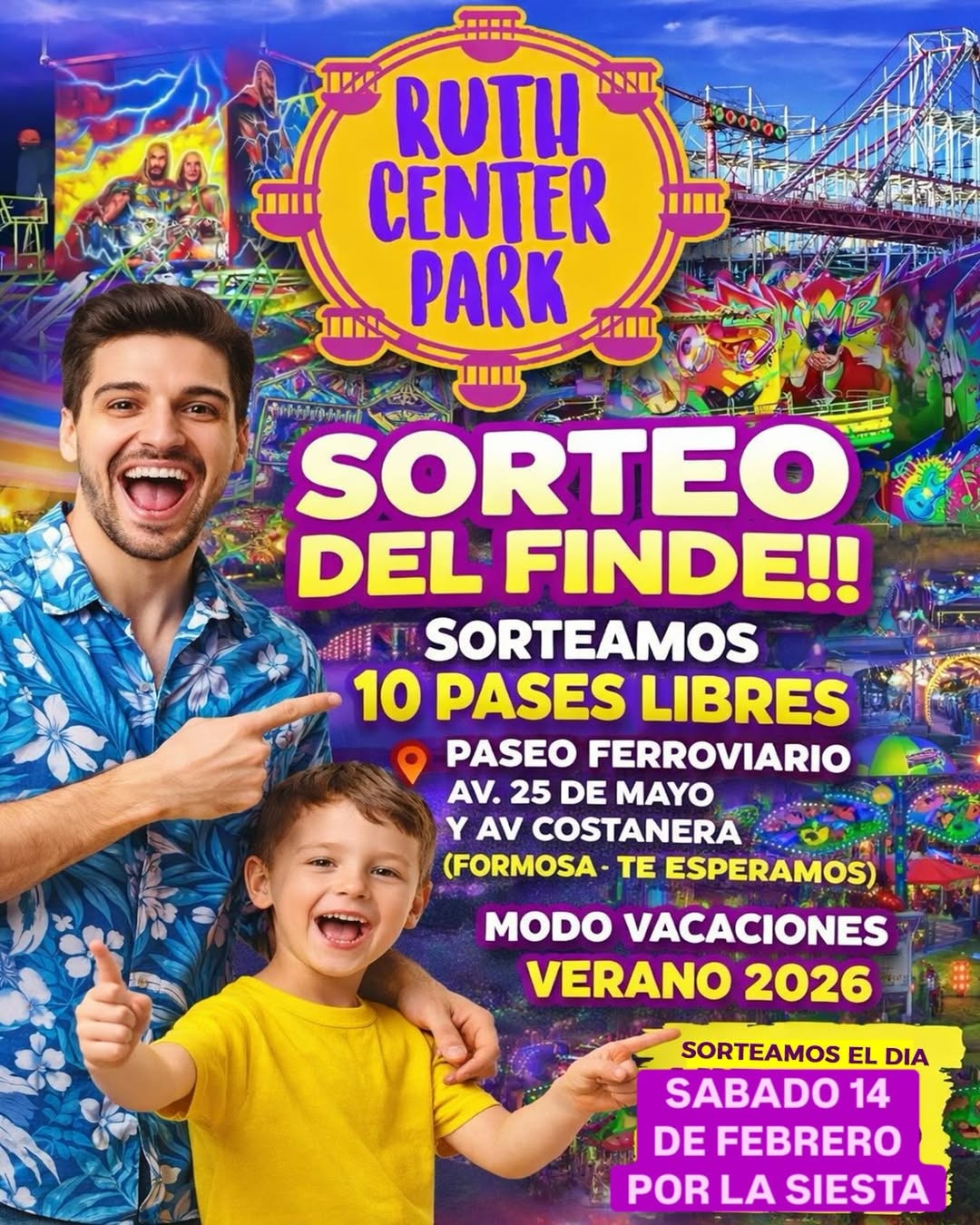 Imagen de 🎫 Sorteamos 10 PASES LIBRES!

📣Como Participar?
🔹Se