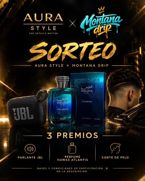 Imagen de 🔥 ¡SORTEO AURA STYLE × MONTANA DRIP! 🔥
Se viene un r