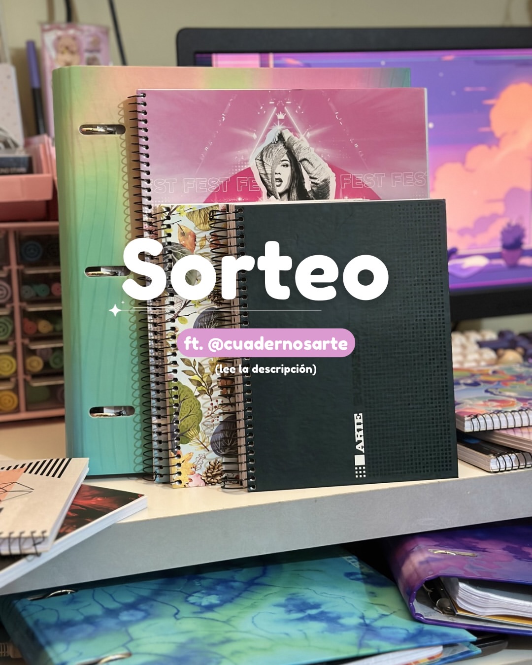 Imagen de SORTEOOOO Y REQUISITOS ACÁ ⬇️⬇️⬇️

Cuadernos Ar