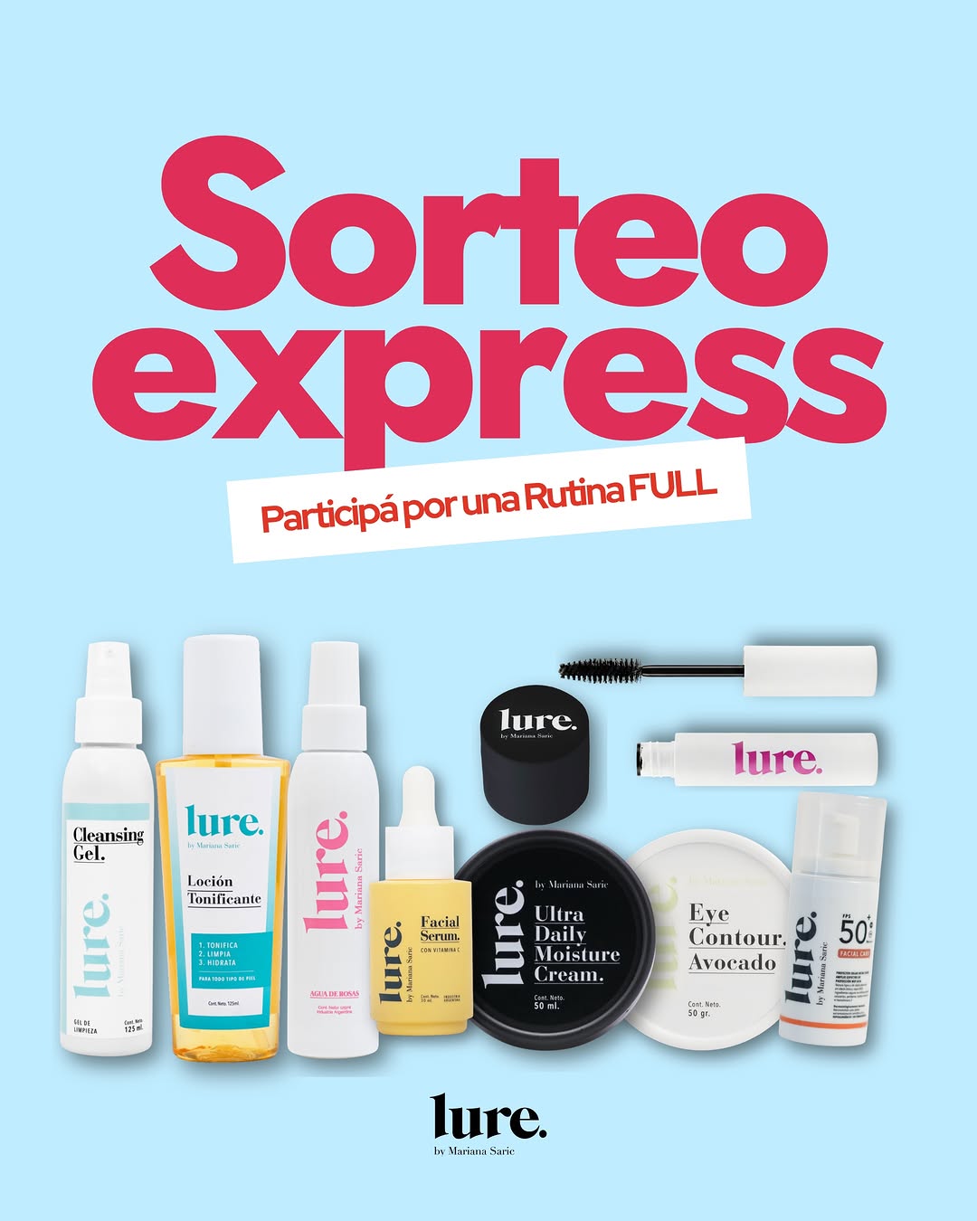 Imagen de SORTEO EXPRESS 🎁✨

Sorteamos una Rutina FULL — todo l