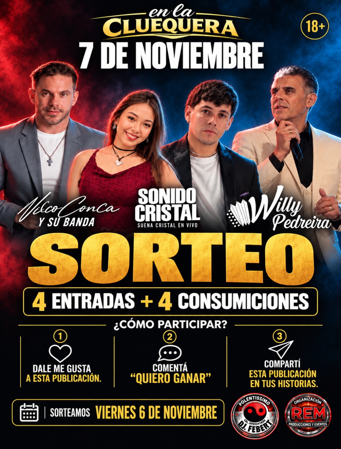 Imagen de 🔥 ¡GRAN SORTEO EN LA CLUEQUERA! 🔥

¡Se viene una noc