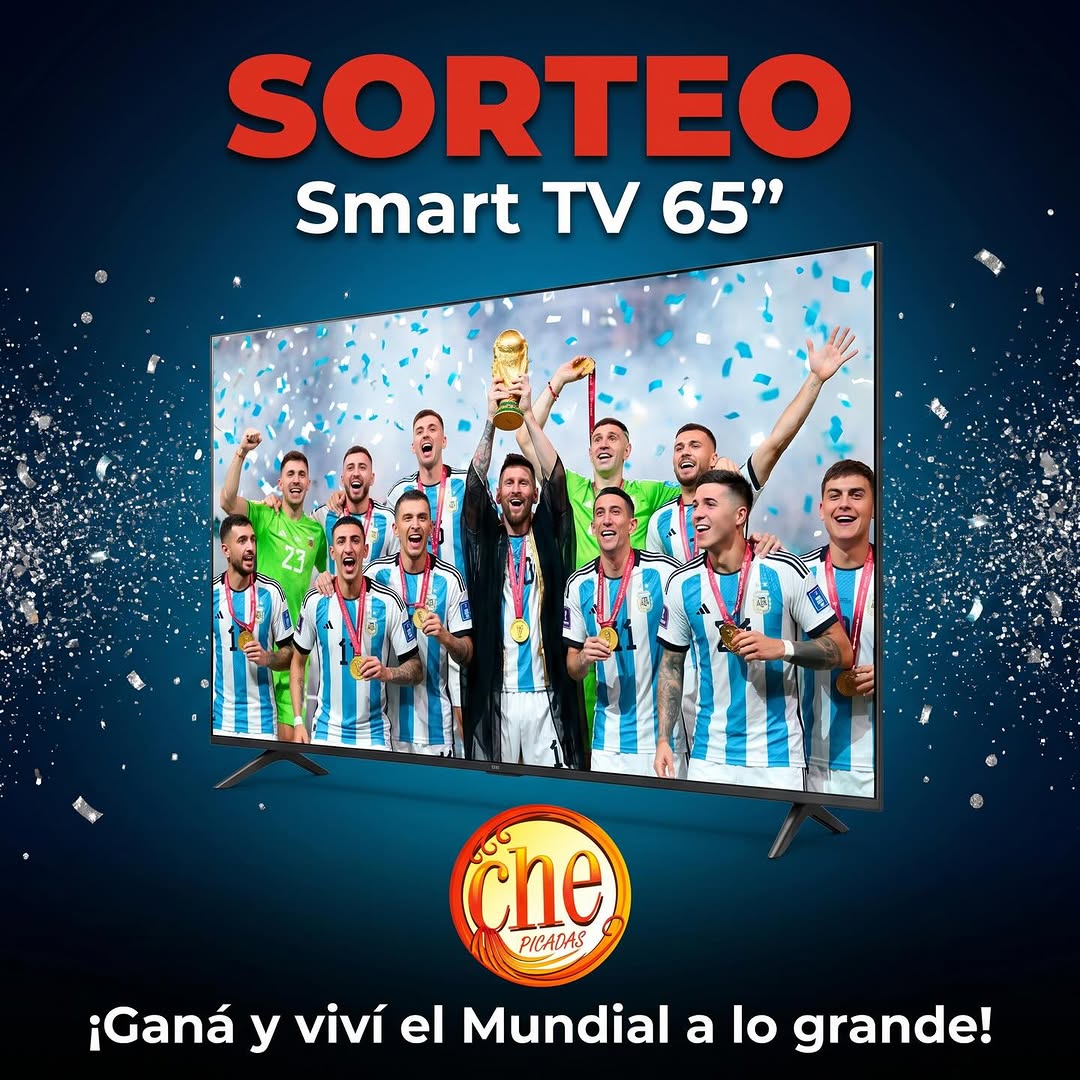 Imagen de 🏆 ¡SORTEAMOS UNA SMART TV 65” PARA VER EL MUNDIAL A LO