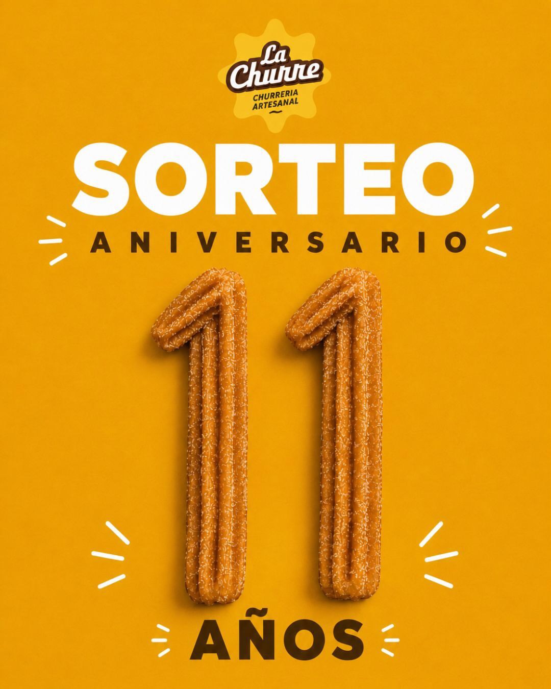 Imagen de SORTEO ANIVERSARIO 🧡

11 AÑOS DEL MEJOR APORTE  DULCE  A