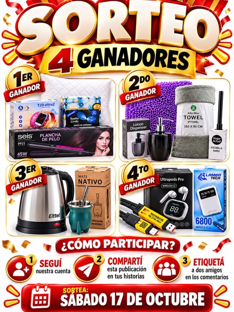 Imagen de 💐🎁 ¡GRAN SORTEO DEL DÍA DE LA MADRE! ❤️

¡En EG