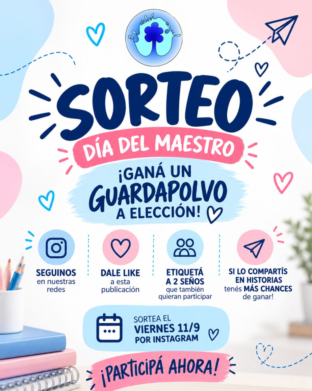 Imagen de 🍎💙 ¡SORTEO ESPECIAL DÍA DEL MAESTRO! 💙🍎

Porqu